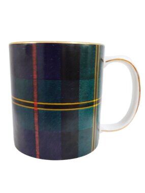 Vintage Ralph Lauren Wedgwood Fraser Tartan Plaid Mug